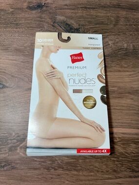 Hanes Perfect Nudes Tights Small 10 Denier NIP